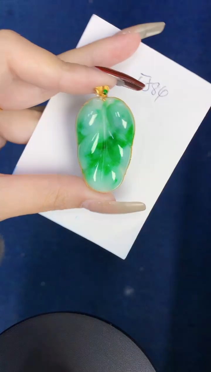 【闪购商品】翡翠颈饰18K金镶嵌000000000001
