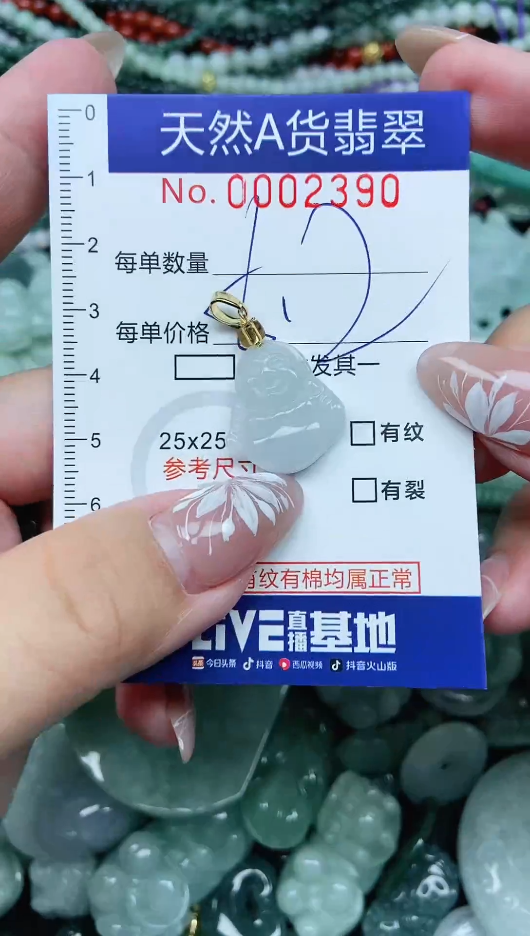 颈饰未镶嵌翡翠天然A货 支持复检