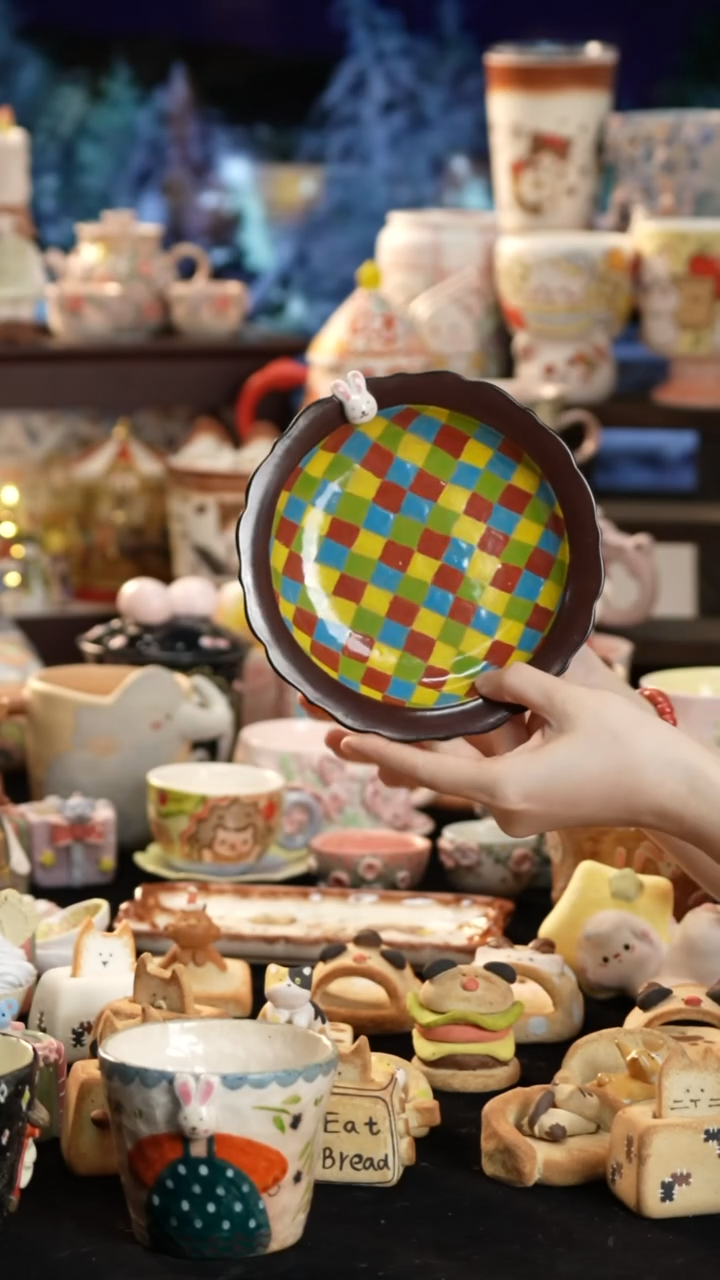 其他陶景德镇釉下彩手绘设计师款陶瓷