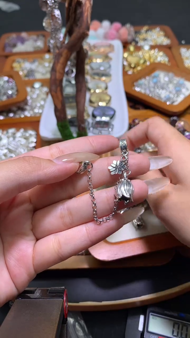 锆石合金古银款安全链8元2条