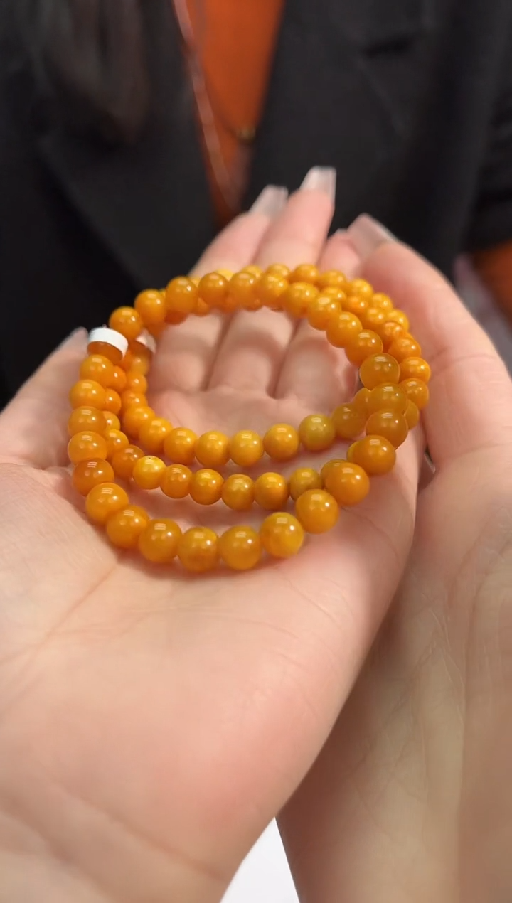 【闪购商品】蜜蜡手链未镶嵌33多样性发其一/6+