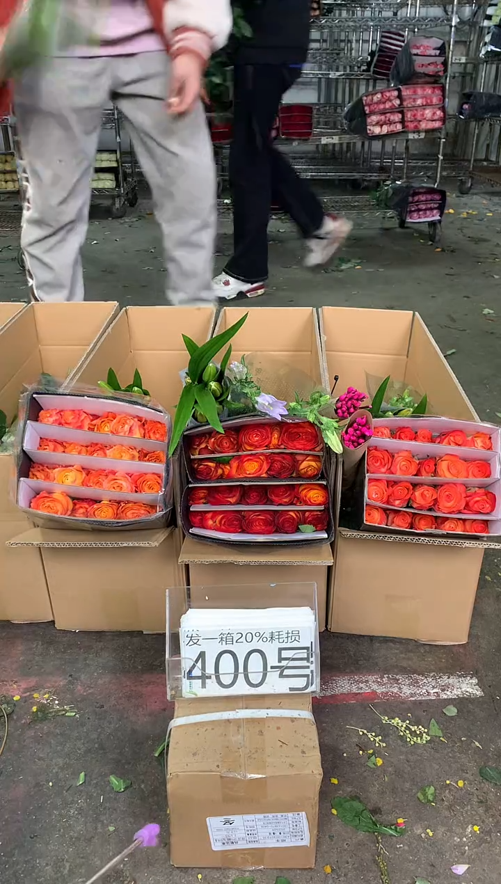 400号♥中通含20%耗损发一箱鲜花