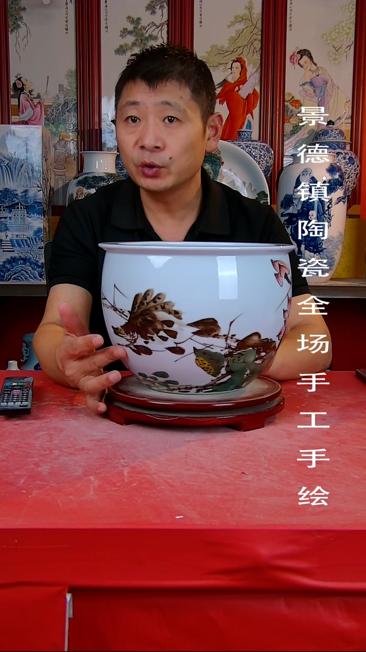摆件景德镇陶瓷 全场手工手绘