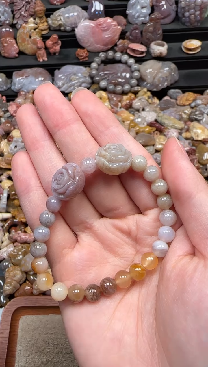 颈饰未镶嵌硅化珊瑚（珊瑚玉）251