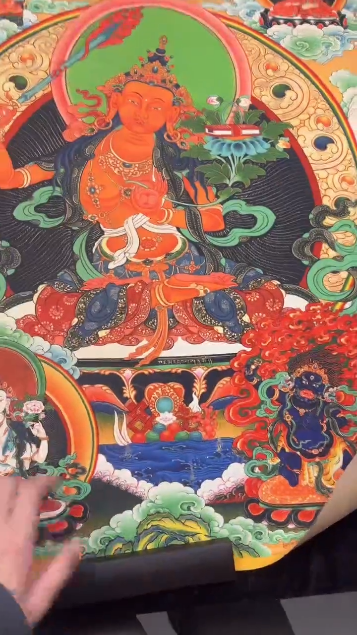 装裱画唐卡藏艺阁精美绘画作品TK16064