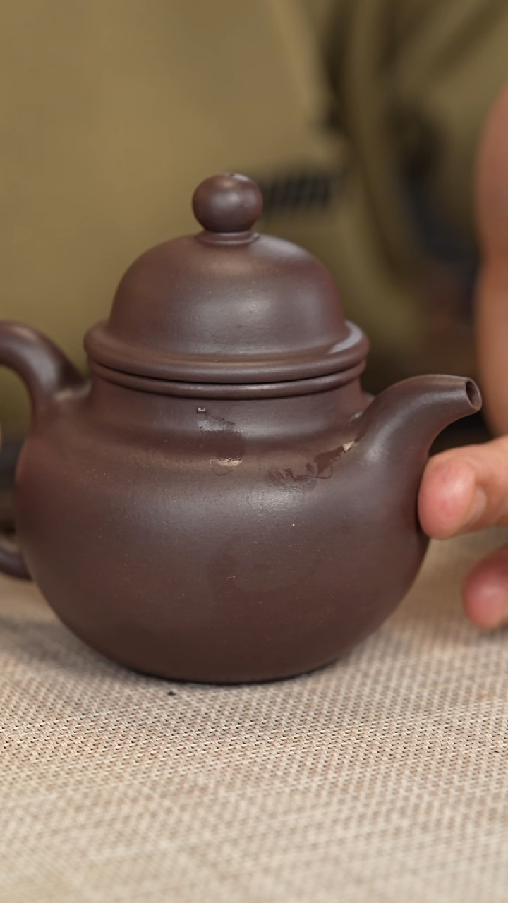 【闪购商品】紫砂茶壶四底掇球