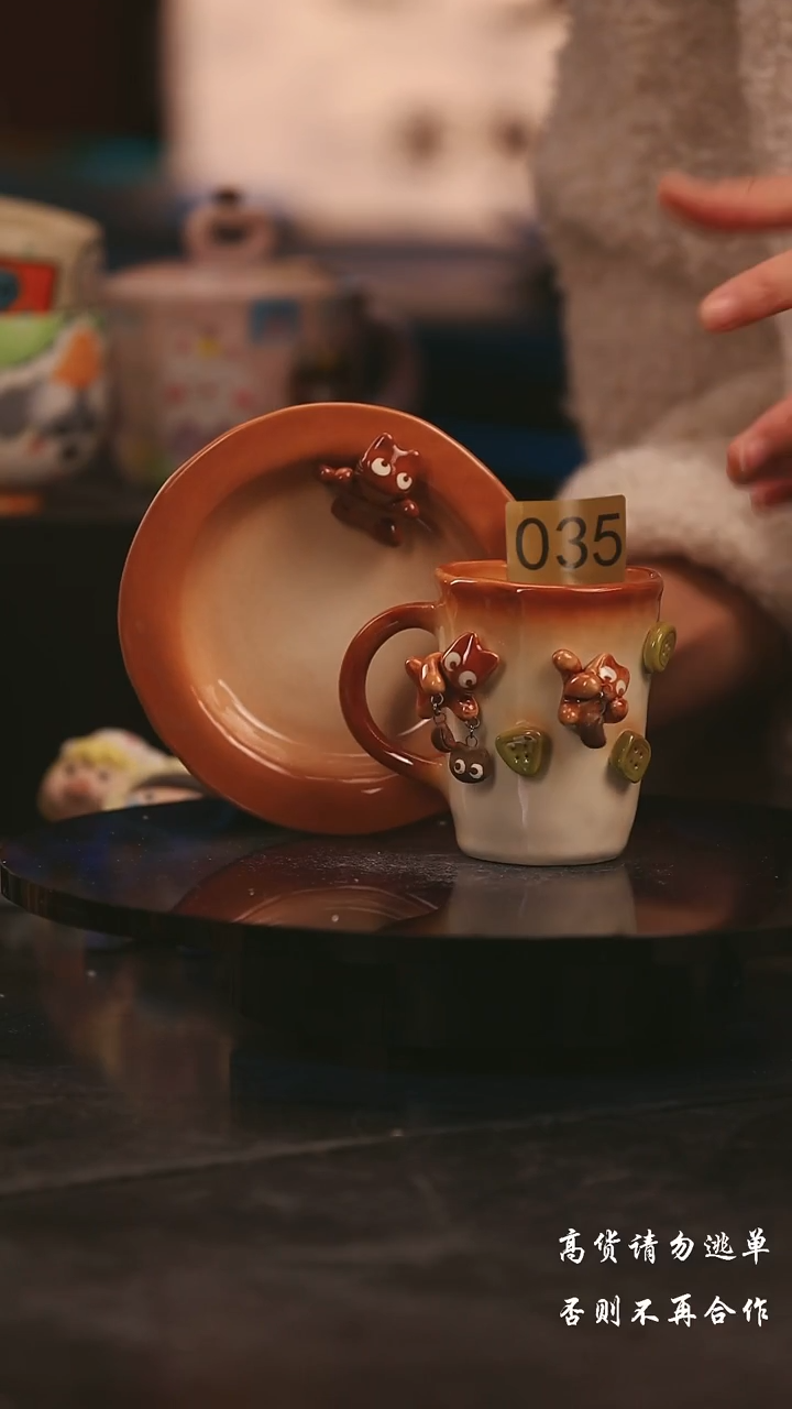 陶瓷景德镇可爱设计师款陶瓷 