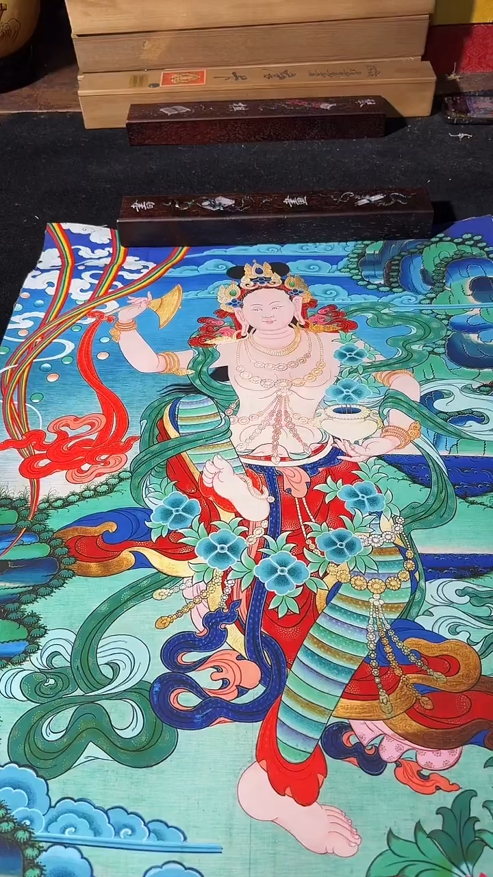 卷轴画藏式珍藏彩绘艺术馆94