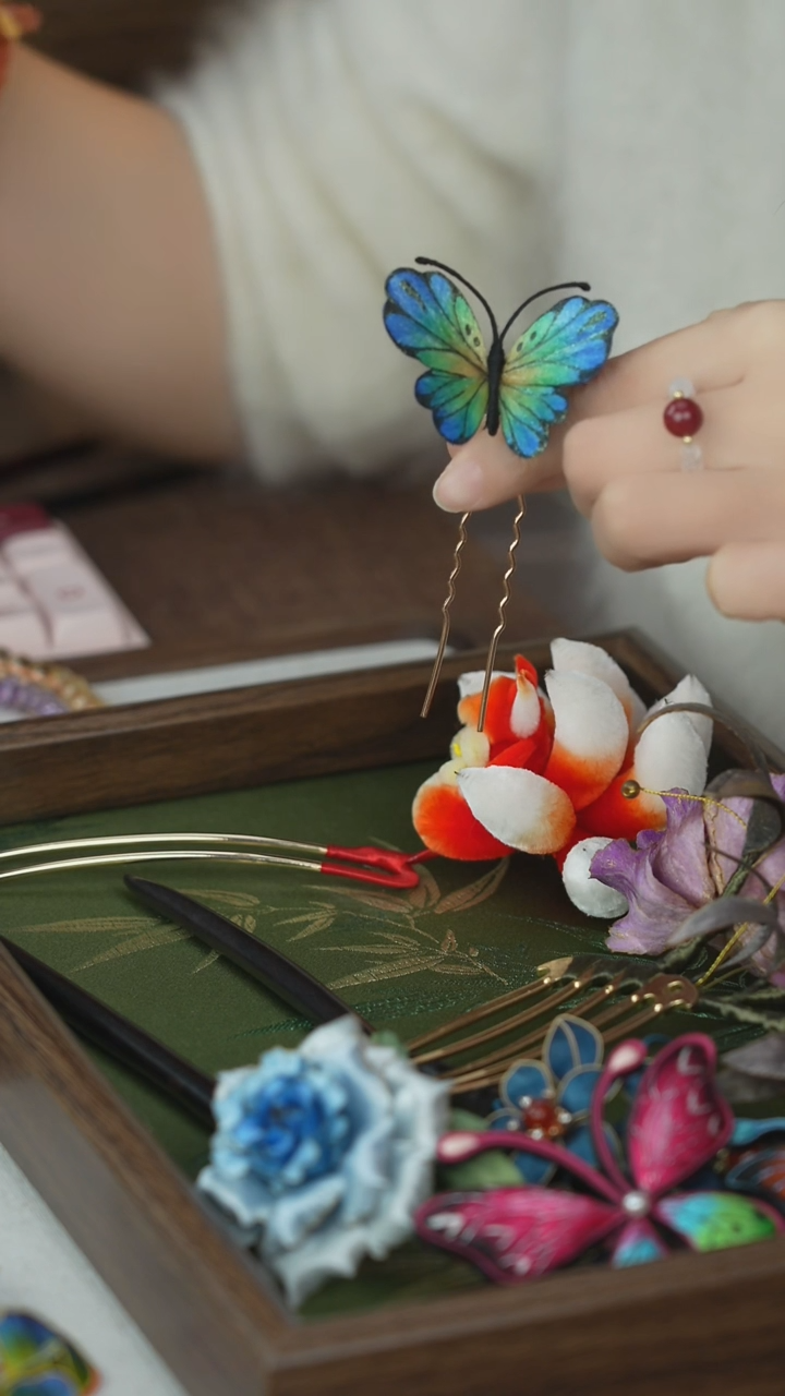 刺绣闪购纯手工非遗国风饰品