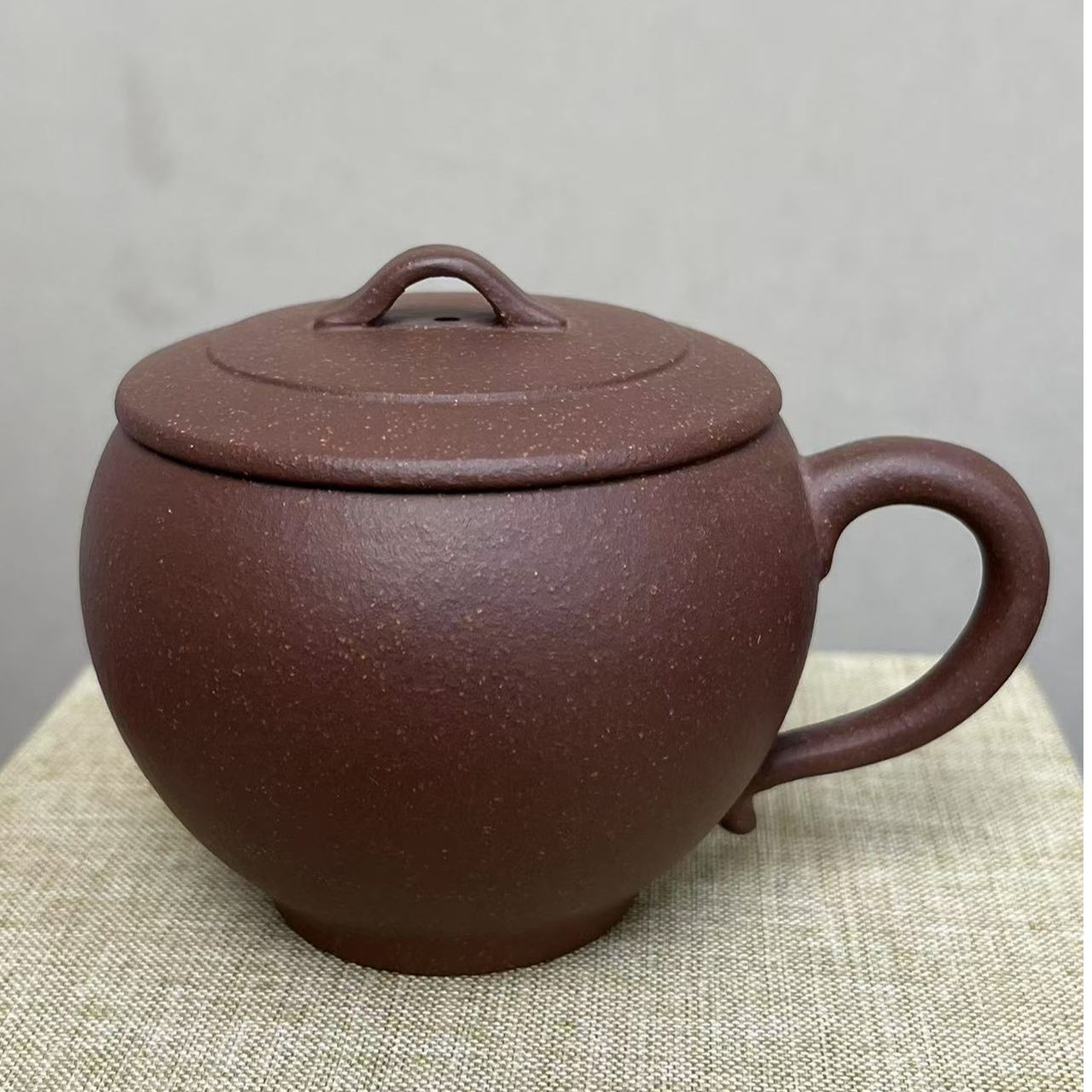 宜兴紫砂原矿精工主人盖杯130cc茶杯紫砂壶