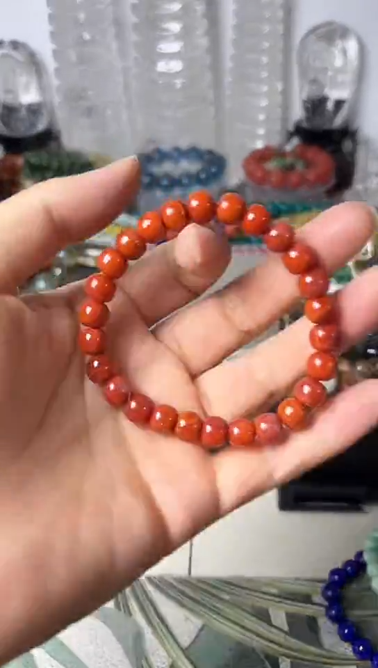 【闪购商品】南红玛瑙手链未镶嵌  矿坑