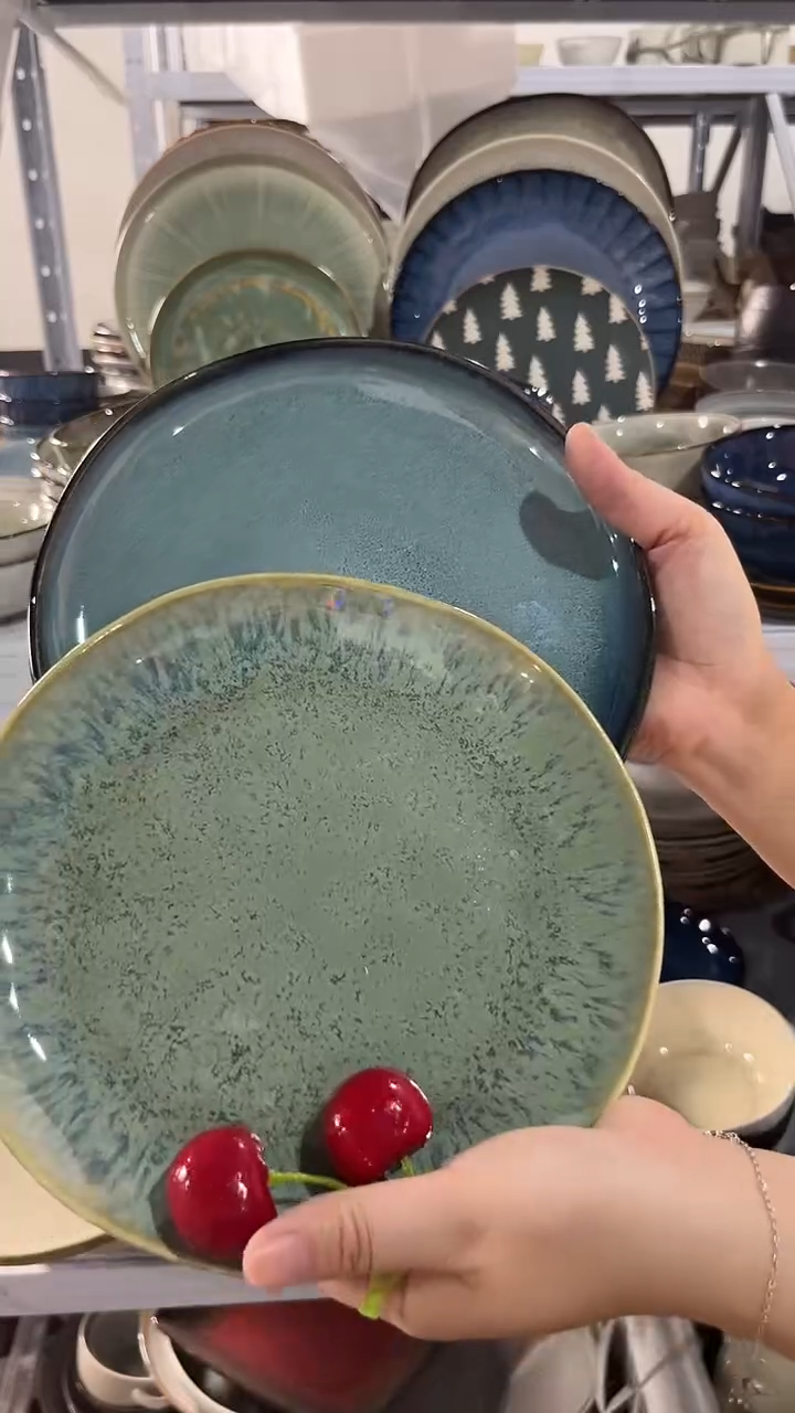 陶瓷外贸尾货瑕疵满20包邮X2 小盘