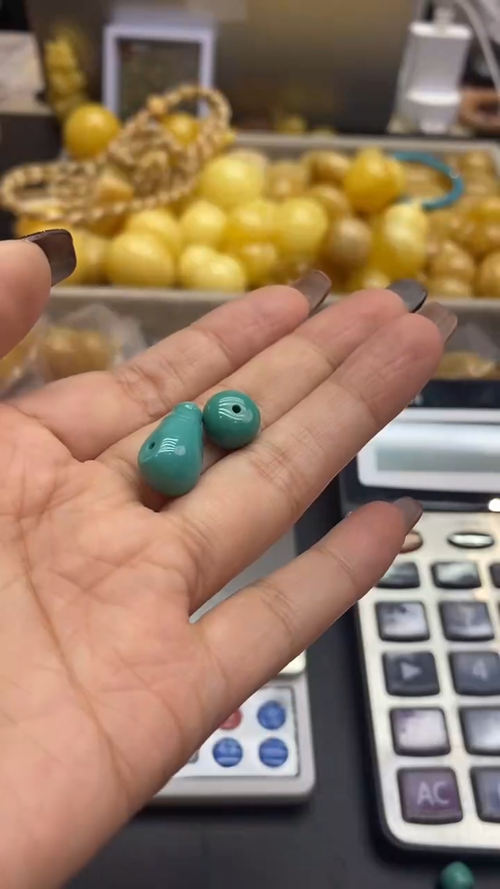 未镶嵌绿松石珠宝奇石墨**花879一单