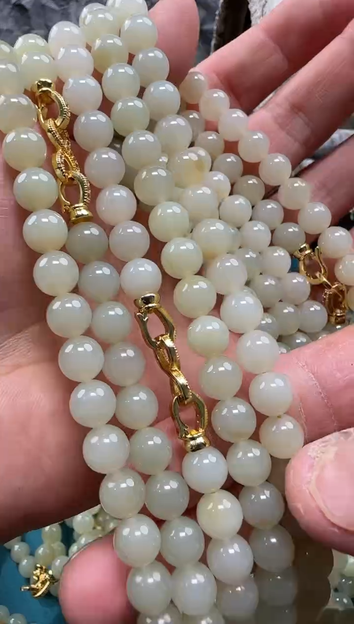 和田玉未镶嵌颈饰项链多样性拍一发一件