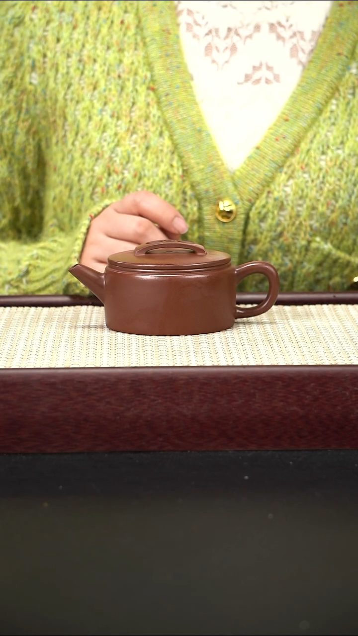 茶壶紫砂 汉瓦   紫泥