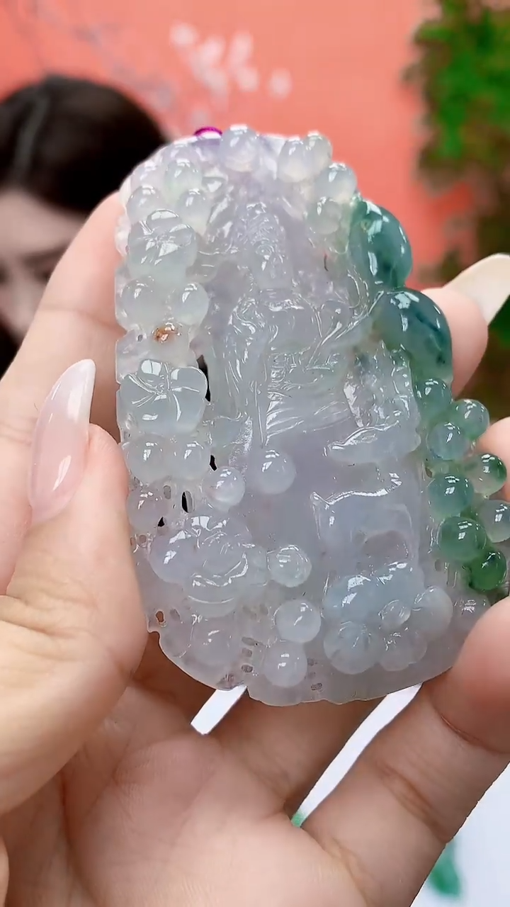 未镶嵌定制翡翠4829ty-毛货挂件17