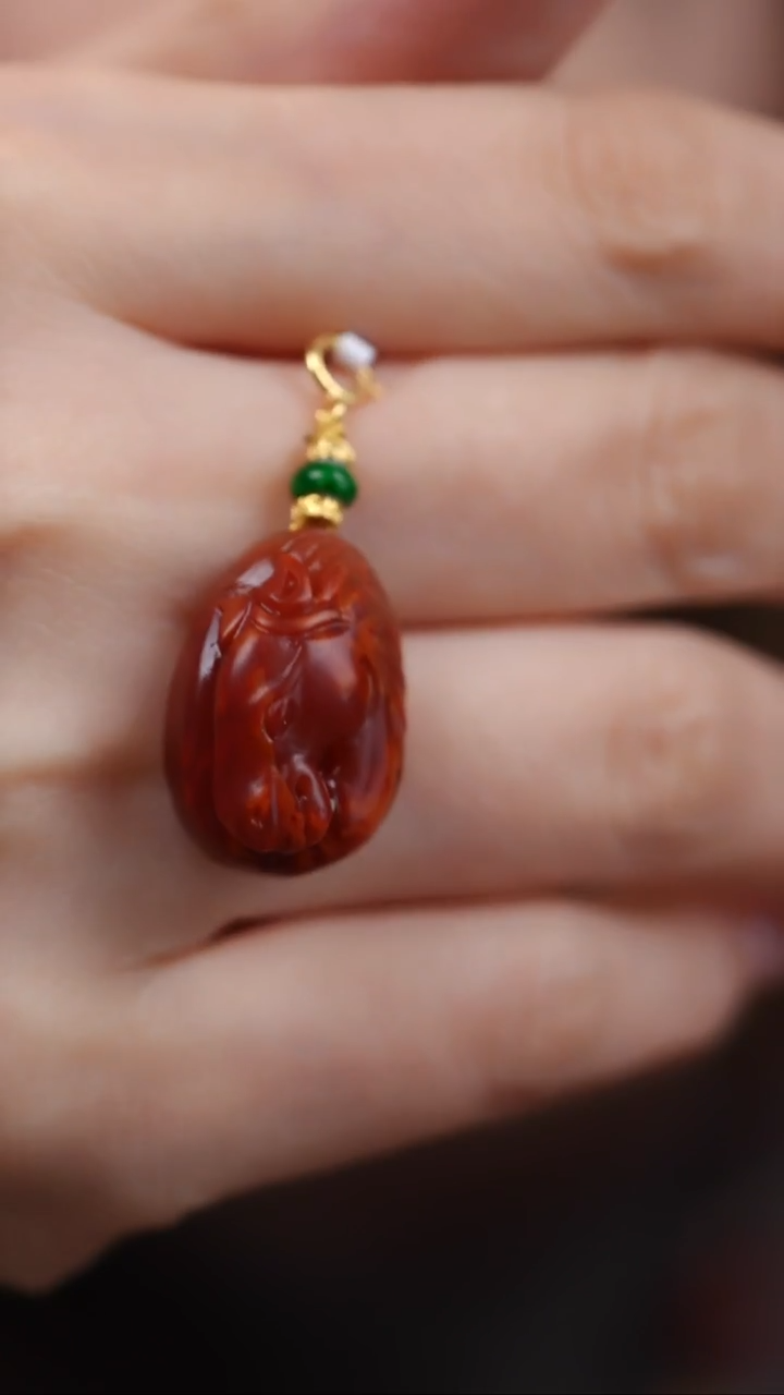 颈饰未镶嵌南红玛瑙53