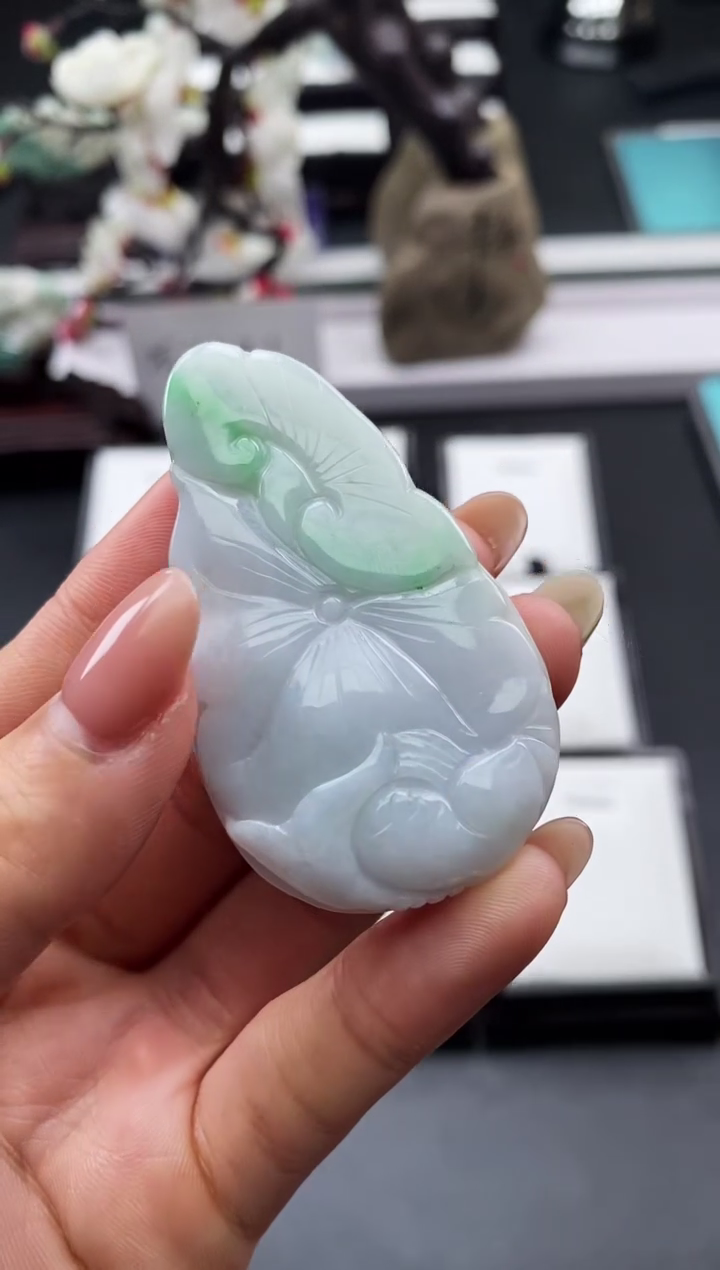 【闪购商品】翡翠颈饰未镶嵌天然缅甸A货翡翠