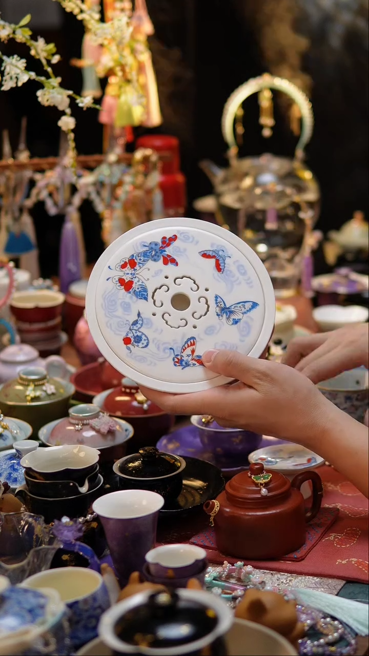 【闪购商品】摆件蝴蝶壶承蝴蝶壶承