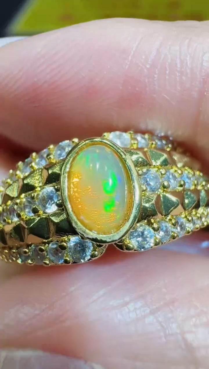 【闪购商品】欧泊戒指合金发一件