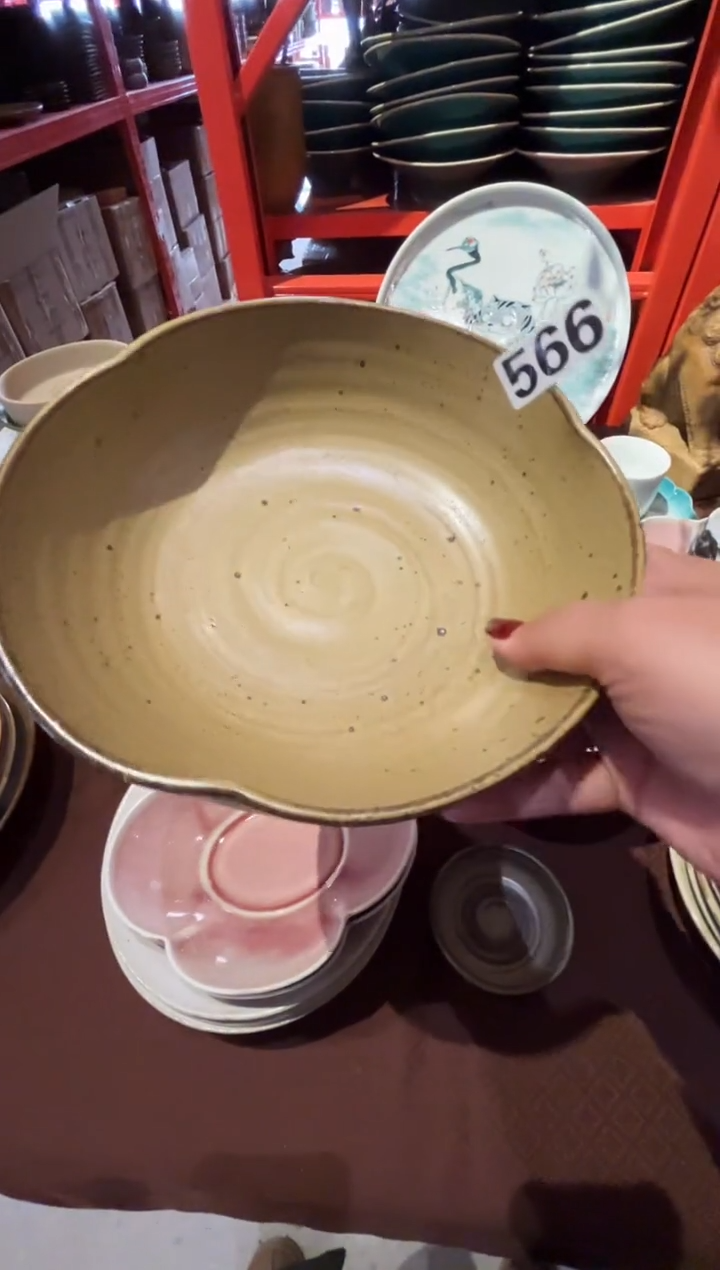 瓷片向*566和春光花朵盘