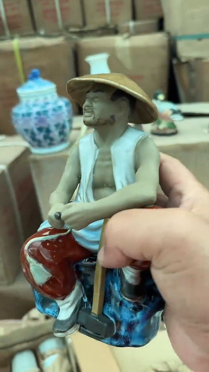 出口创汇陶瓷石湾公仔