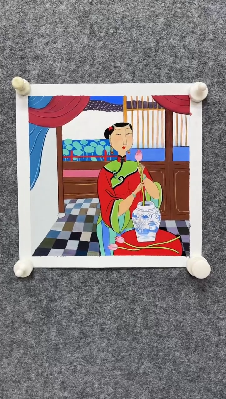 国画DH-NZS老师绘画作品