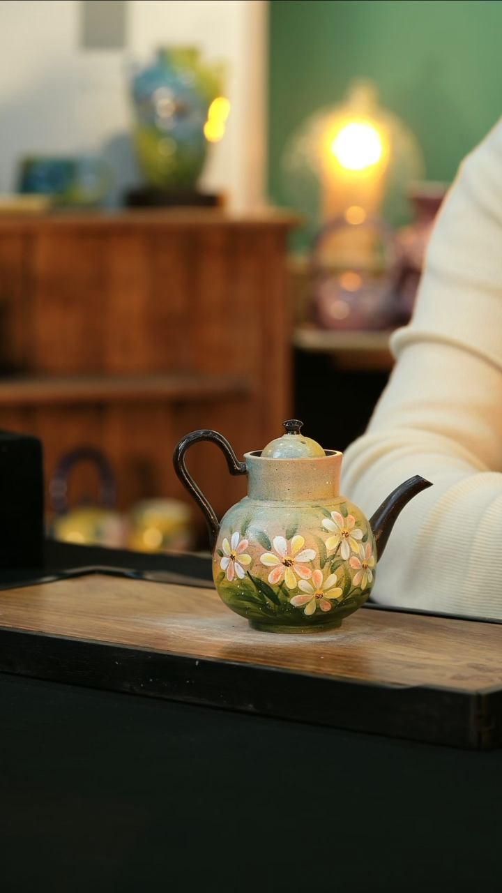 【闪购商品】杯手绘心瓷陶瓷浮力