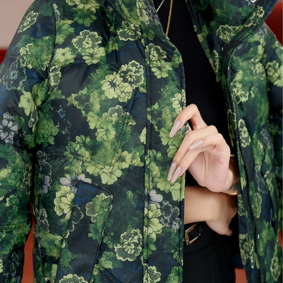 2025杭州原版正品保暖气质减龄修身羽绒服ZF-R061-fonnz