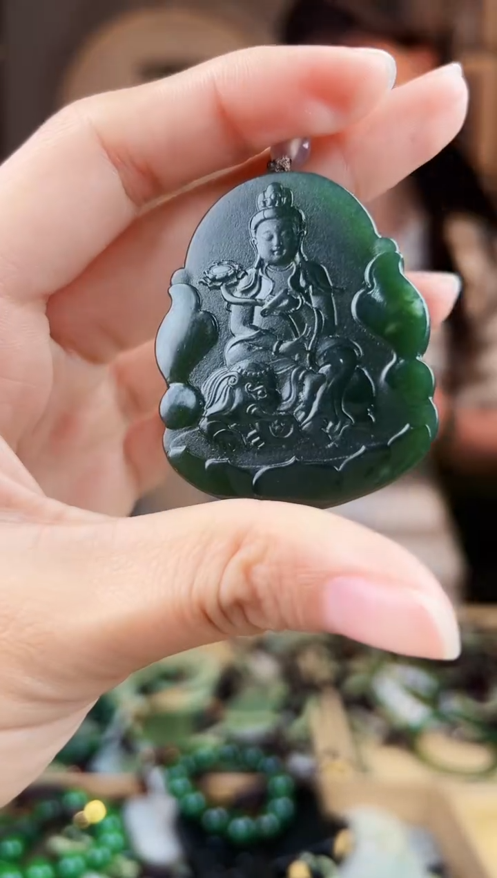 颈饰未镶嵌和田玉拍一发一，多样性发货