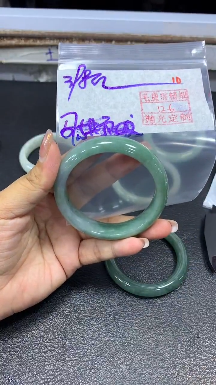 未镶嵌定制翡翠毛货需精细抛光+拍一发一+10