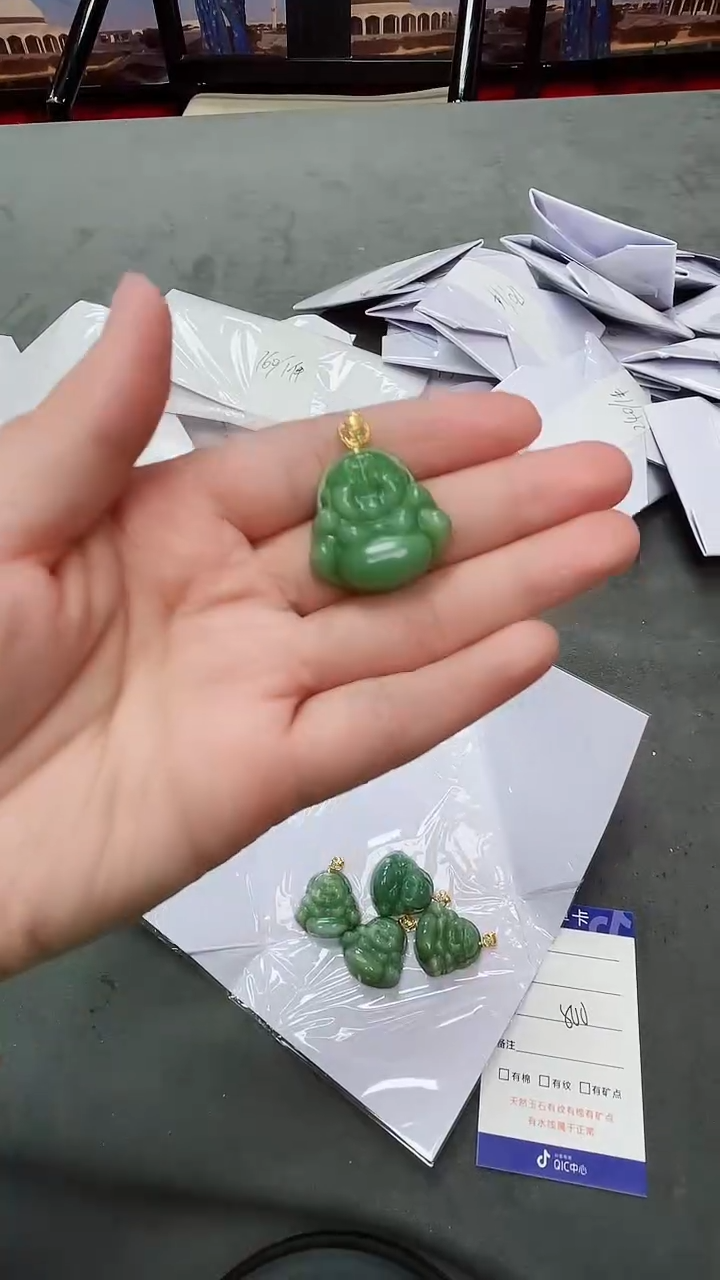 【闪购商品】和田玉吊坠18K金镶嵌0212多样性发一   78