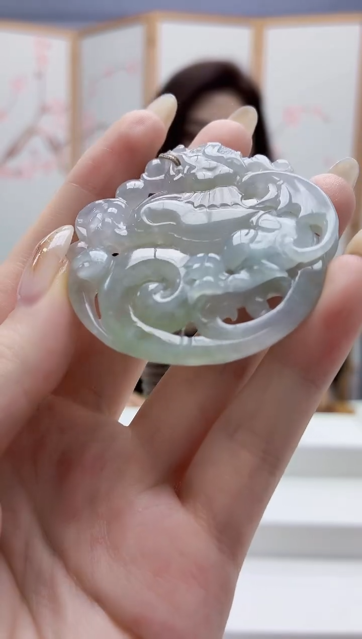 未镶嵌定制翡翠4829jw-毛货挂件27