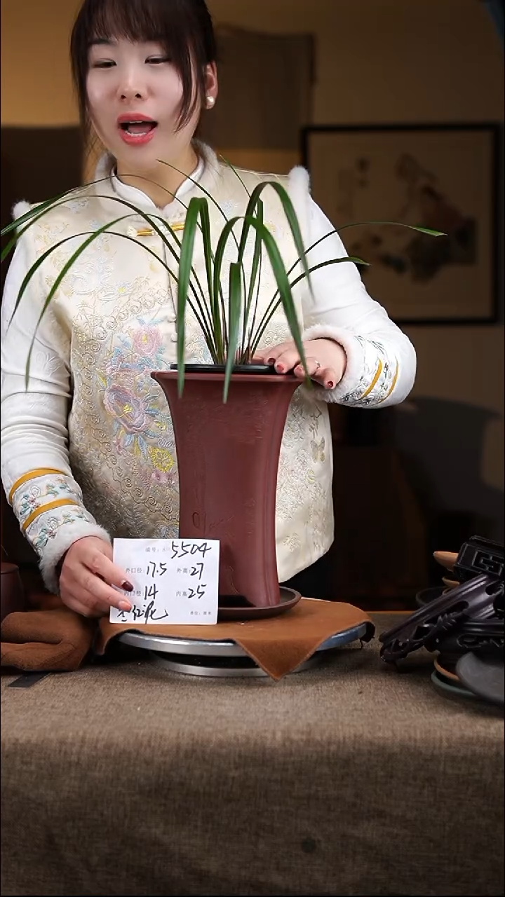 【闪购商品】紫砂花盆紫砂花盆5504+z