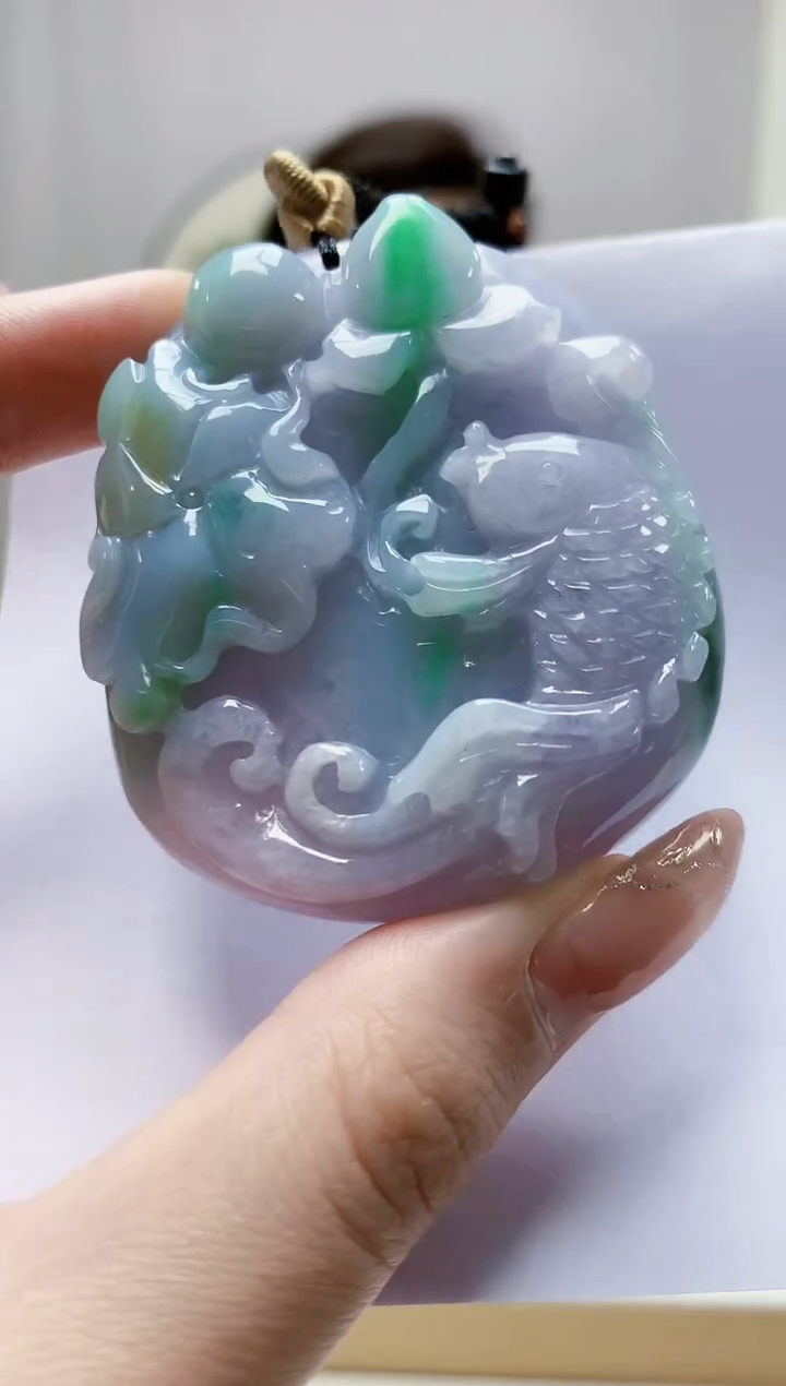 未镶嵌定制翡翠4829jw-毛货挂件115