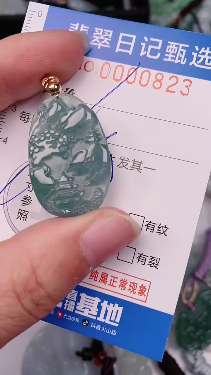 【闪购商品】翡翠颈饰未镶嵌00000823