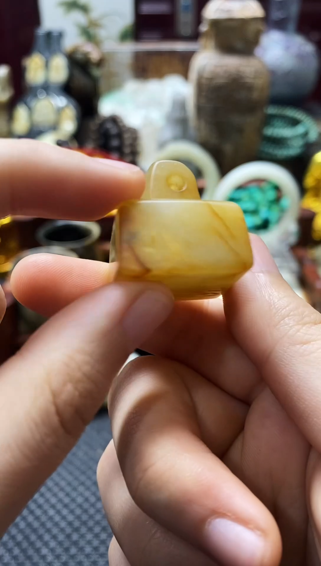 未镶嵌和田玉挂件印章