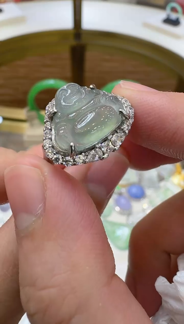 【闪购商品】翡翠戒指银S925镶嵌多样性团购发一件