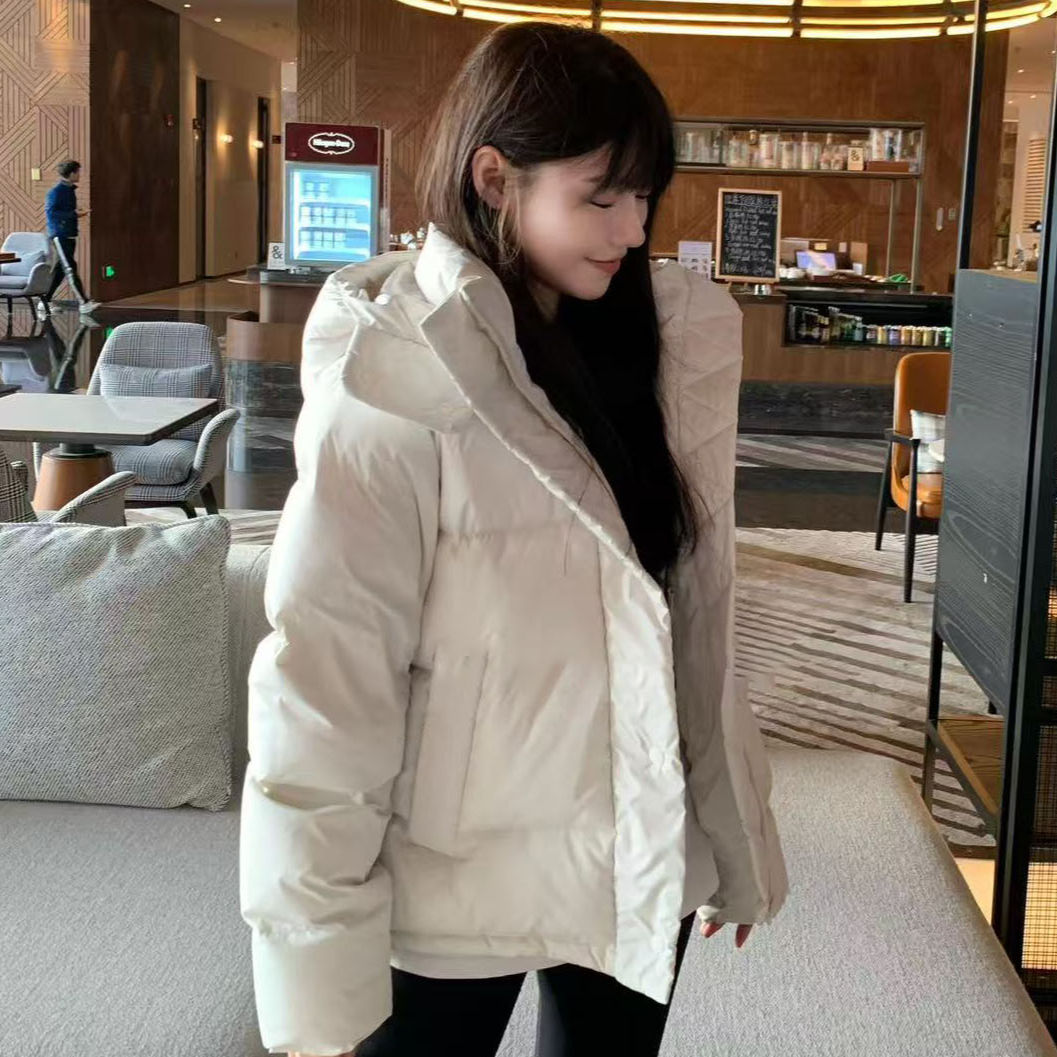 五格鹅绒冬季加厚泡芙羽绒服-章