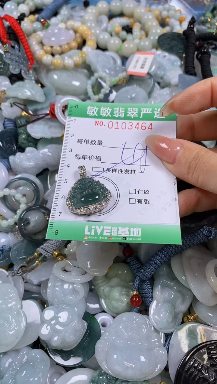 【闪购商品】翡翠颈饰未镶嵌闪购0103464多样性发其一