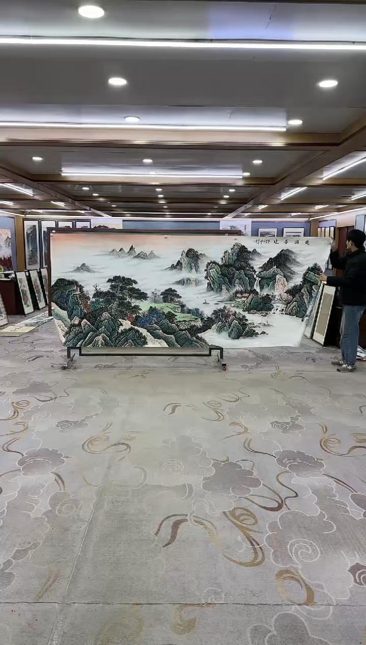 绘画Y-邵明义-大丈二-山水画