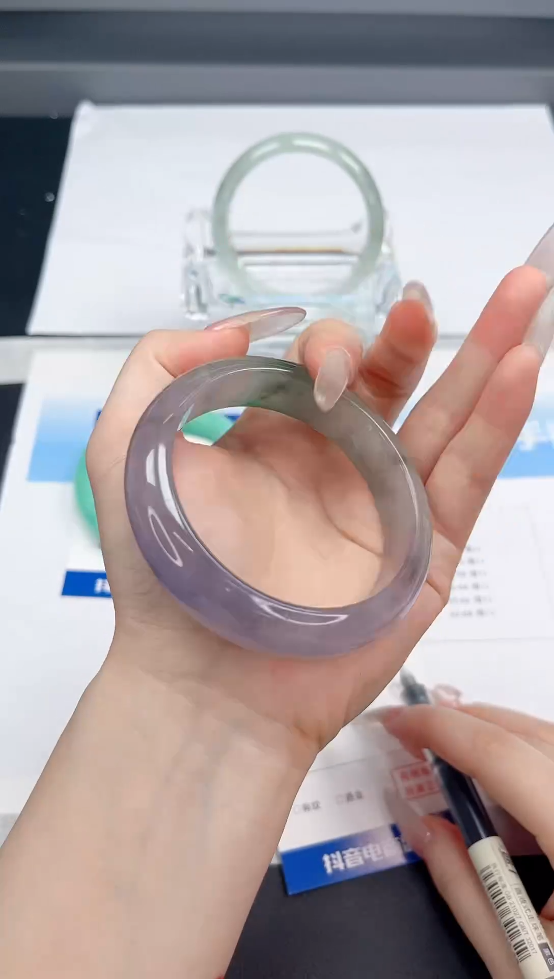 无非金属缅料手镯16-55.8