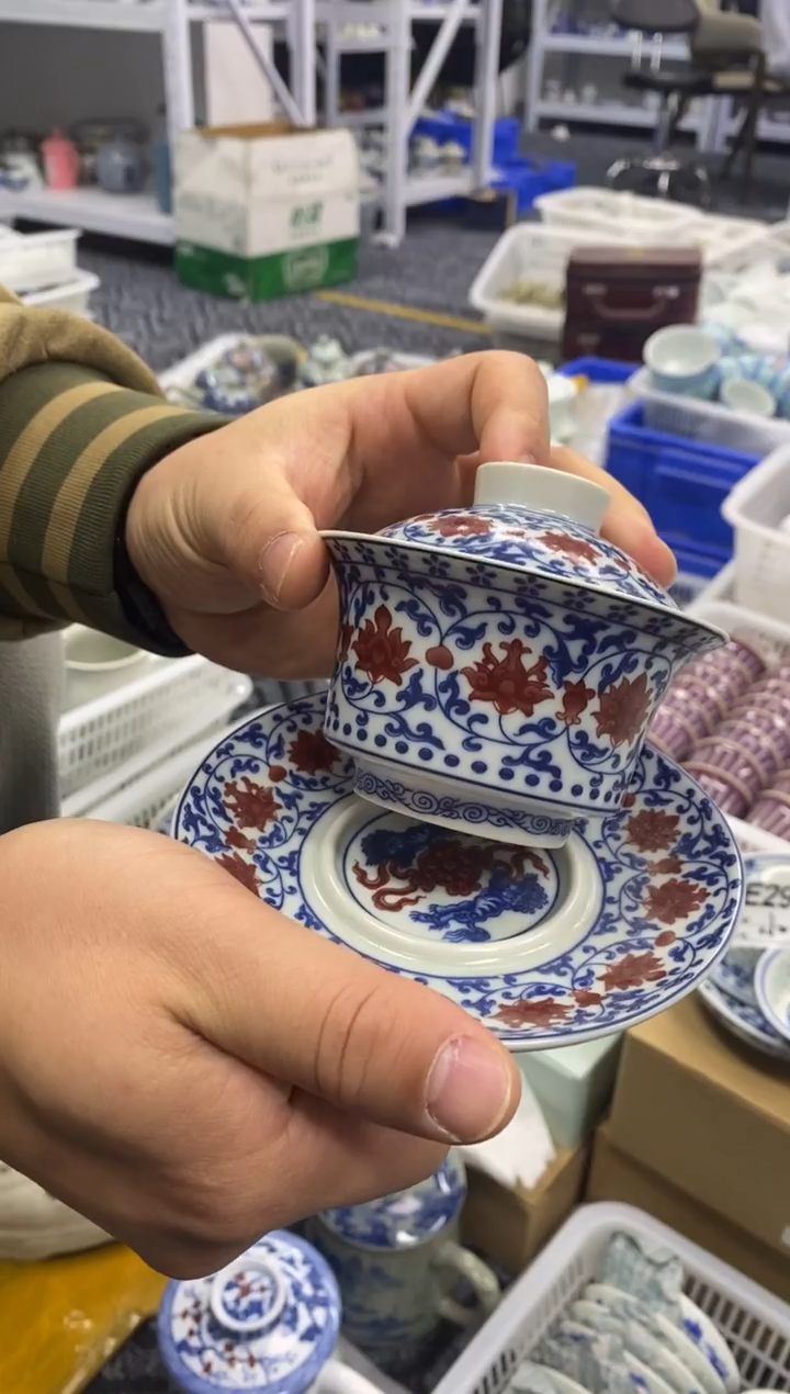摆件陶景德陶瓷茶具容量约150