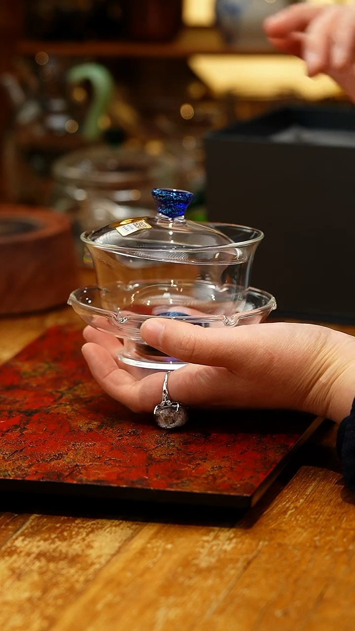 【闪购商品】禾器/斑斓沁莲盖碗