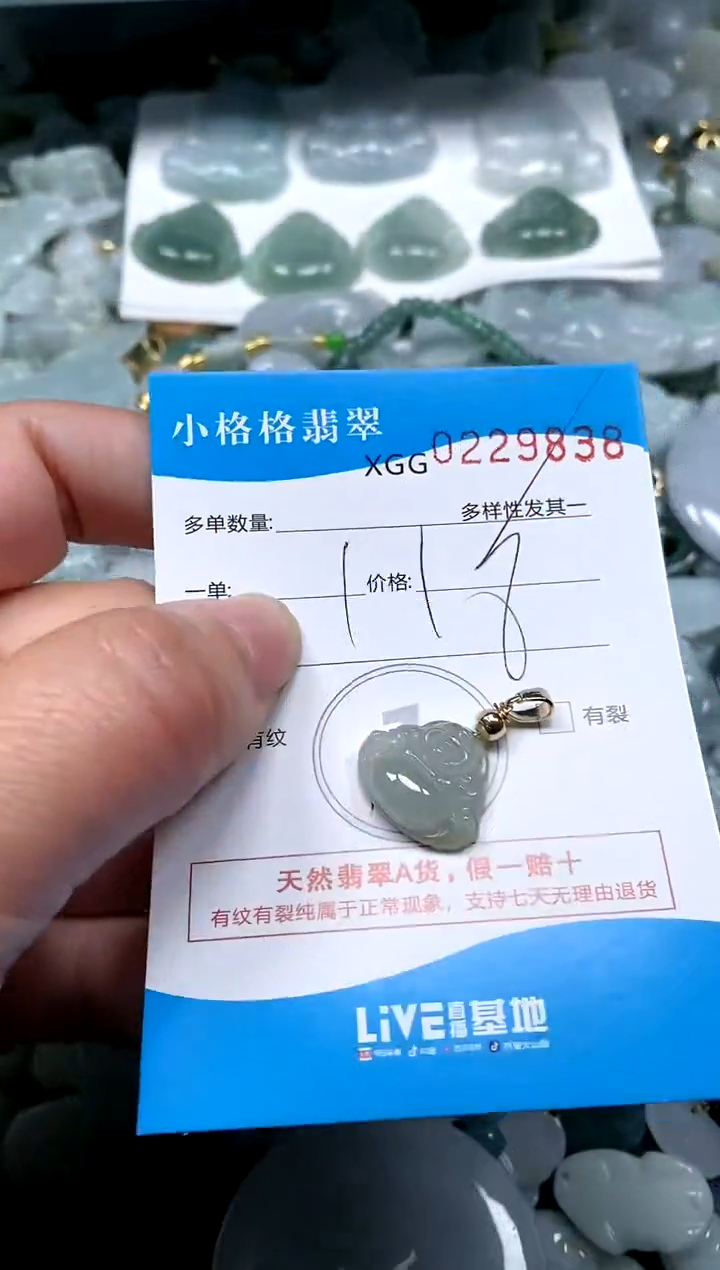 【闪购商品】翡翠颈饰未镶嵌闪购商品0229828