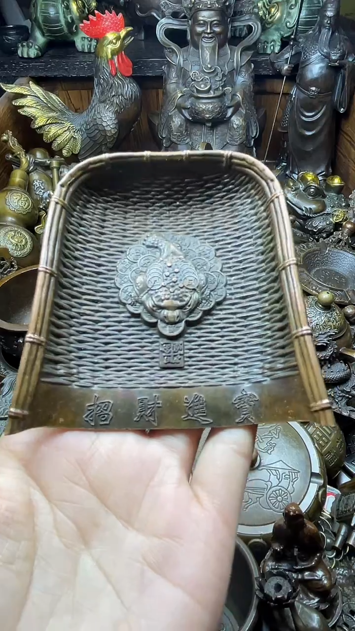 闪购链接，点击下单，有运费险，铜摆件