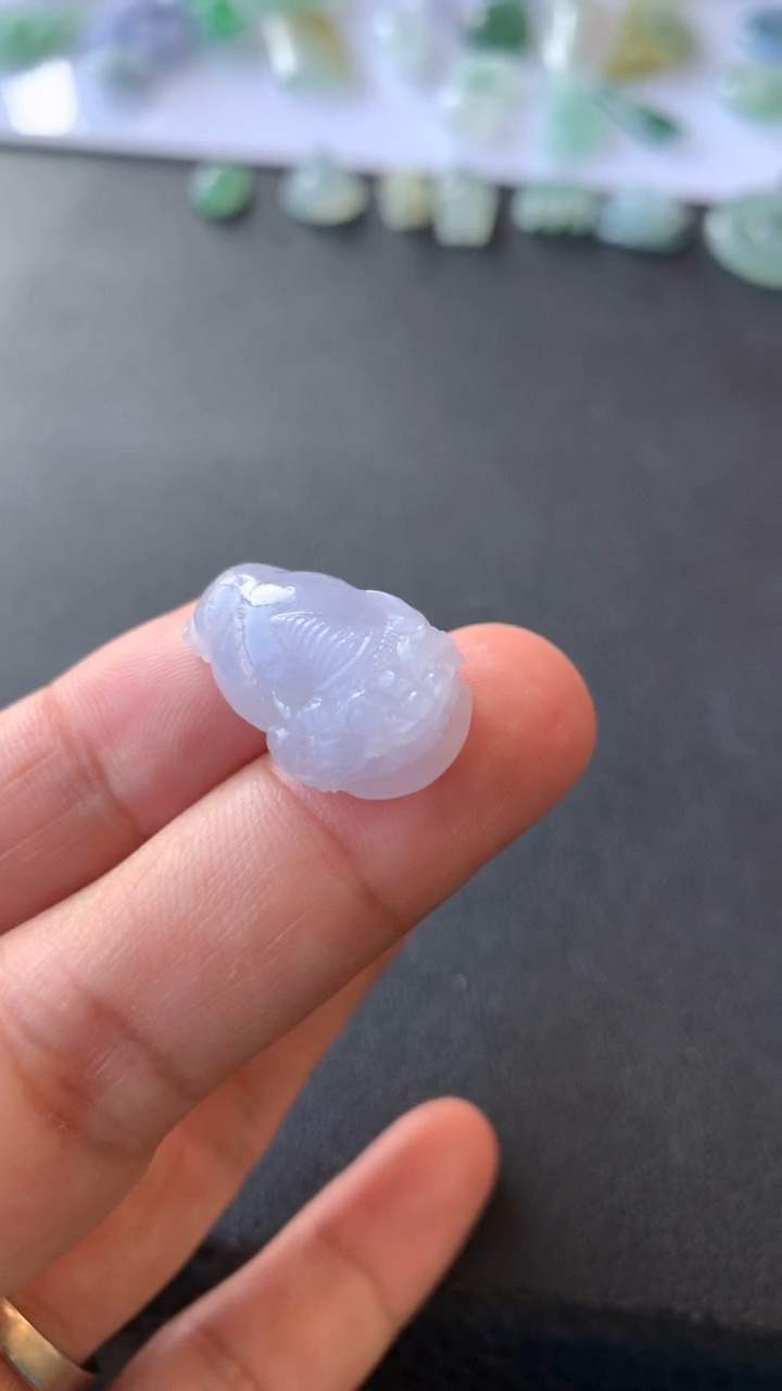 【闪购商品】定制翡翠未镶嵌细胶紫金蟾500+50