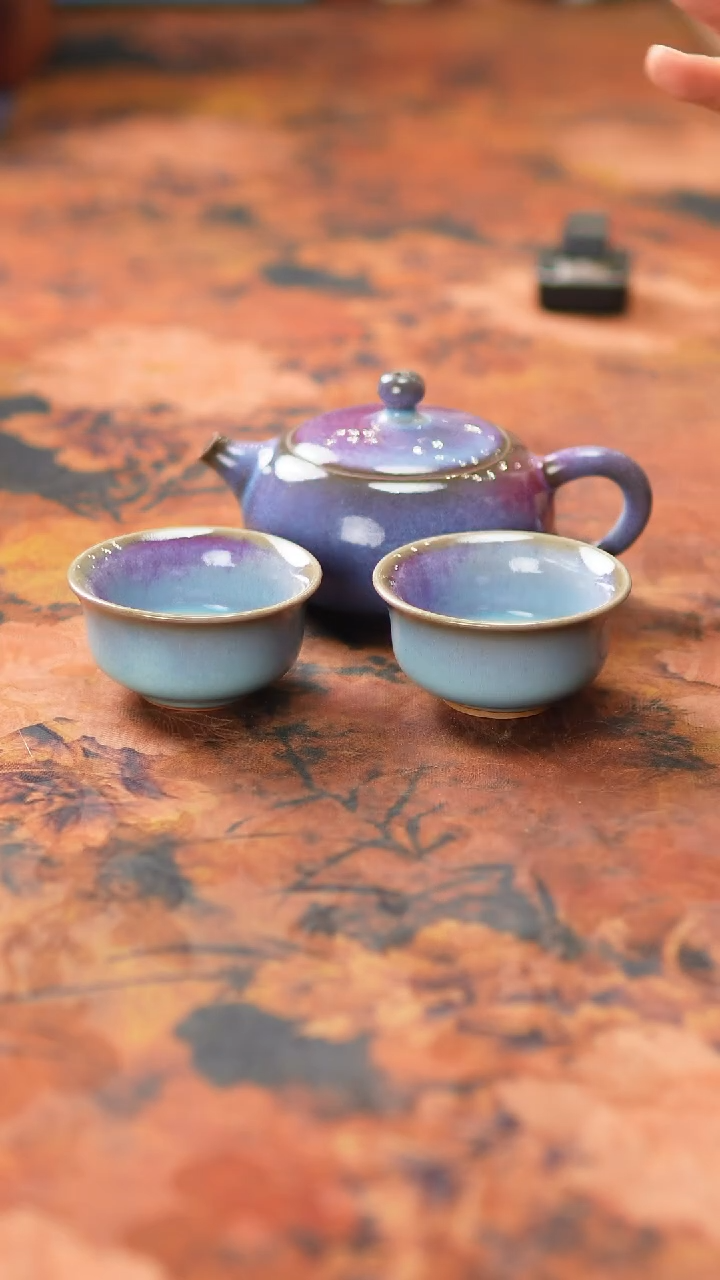 【闪购商品】瓷片430金阁茶器 不带礼盒