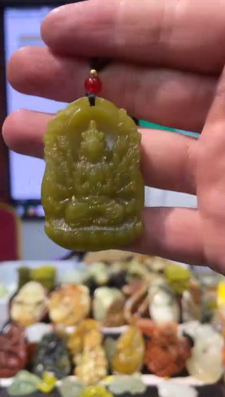 【闪购商品】岫玉吊坠未镶嵌·