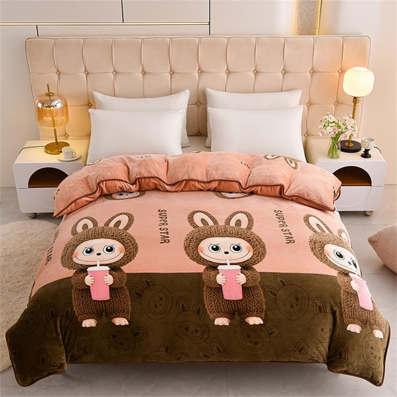 【单被套】秋冬季加厚牛奶绒被套单人被罩双面加绒双人被套床上用品